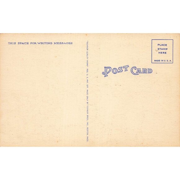 Postcard Curt Teich Comic You Haven't Been Forgotten Unposted 1939-1970s - Picture 2 of 2